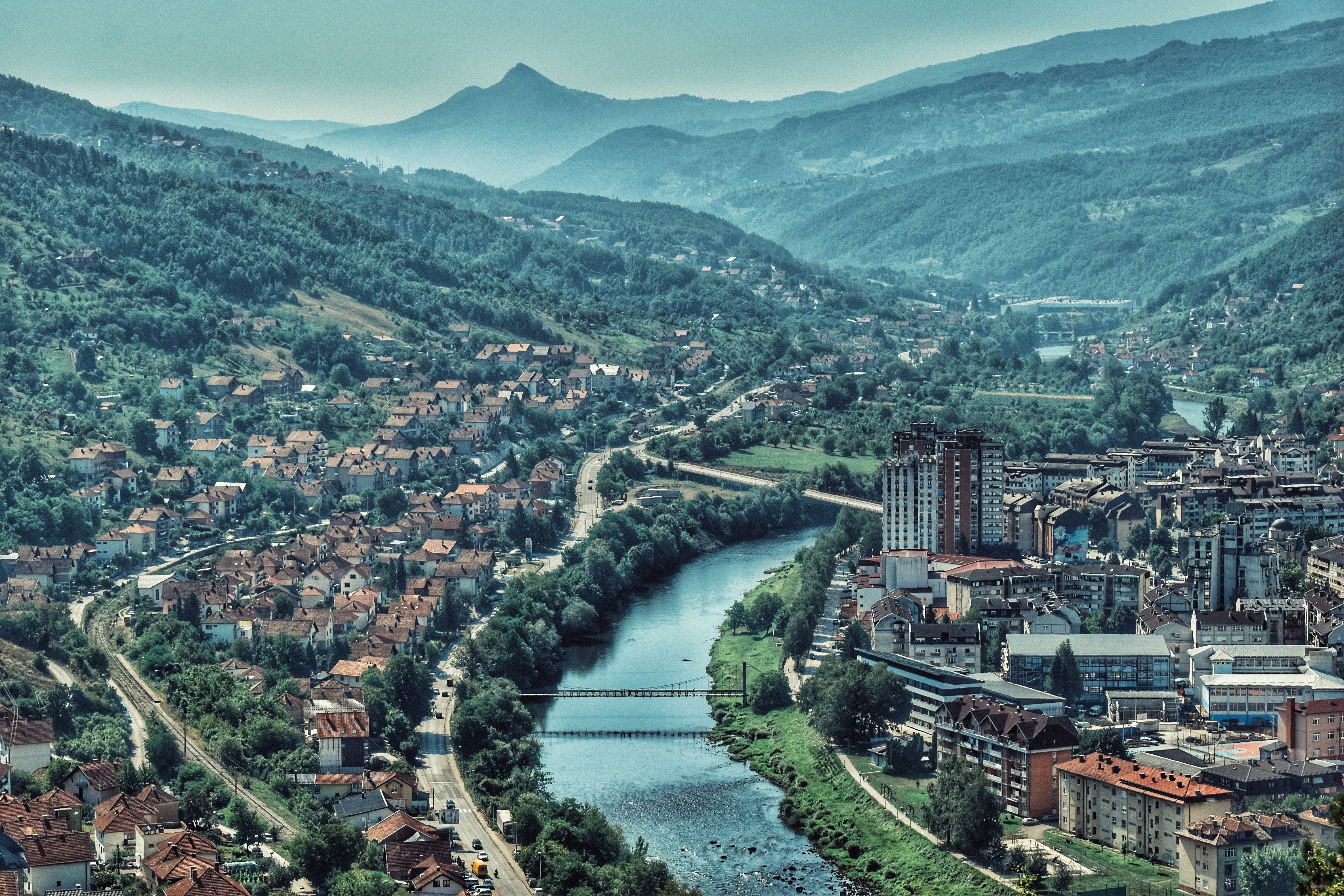 aerial view of city during daytime